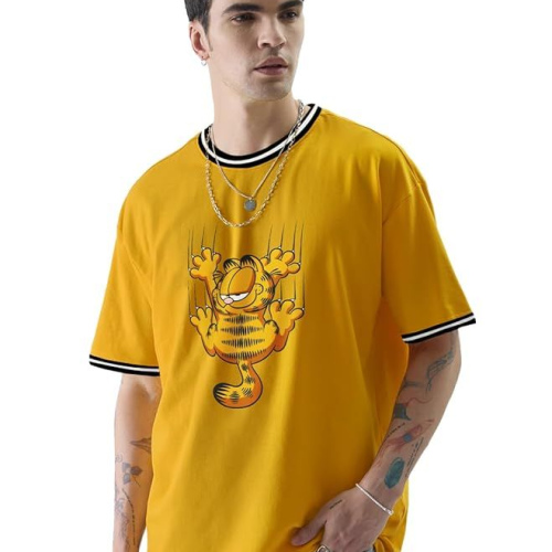 The Souled Store|Garfield Clingy Round Neck Mens and Boys T-Shirt