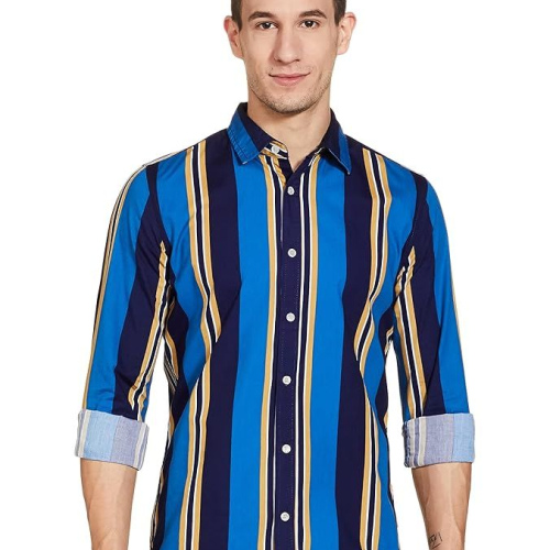 JACK & JONES Men's Cotton Slim Fit Shirt